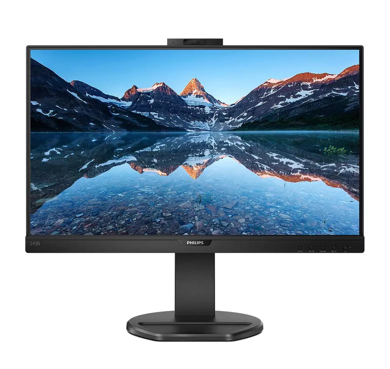 MONITOR Philips 23.8 inch, home | office, WLED, Full HD (1920 x 1080), Wide, 250 cd/mp, 4 ms, VGA | DisplayPort | HDMI, "243B9H/00"