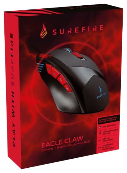 MOUSE Verbatim SUREFIRE 48817 EAGLE CLAW Gaming, "48817" — miniatură