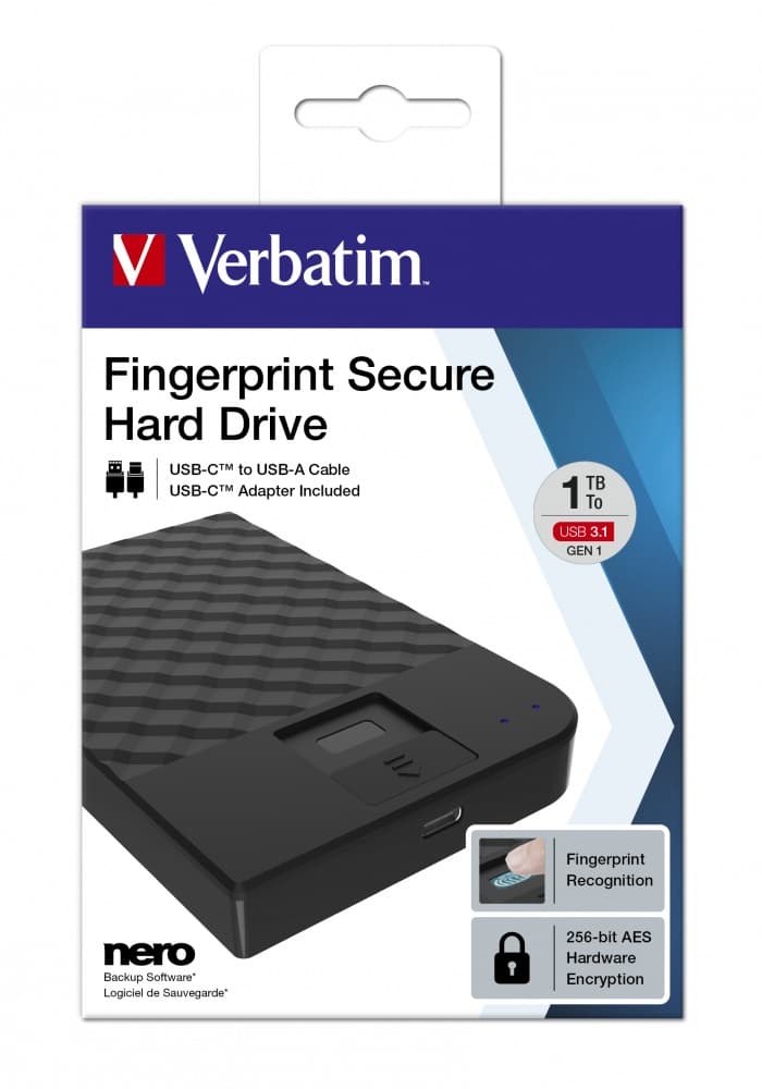 HDD. Externe Verbatim HDD 2,5" 1TB USB 3.1 GEN 1, "53650" — miniatură