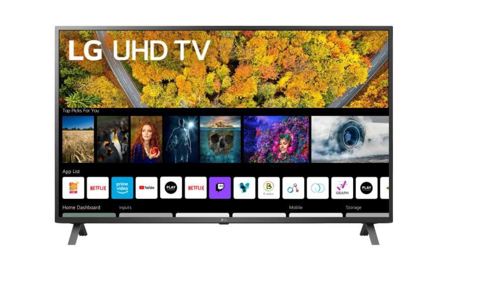 LED TV LG, 164 cm/ 65 inch, Smart TV | Internet TV, ecran plat, rezolutie 4K UHD 3840 x 2160, boxe 20 W, "65UP76703LB"
