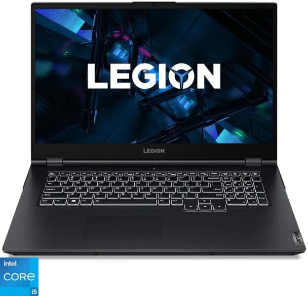 NOTEBOOK Lenovo, "Legion 5" 17.3 inch, i5-11400H, 8 GB DDR4, SSD 256 GB, HDD 1 TB, nVidia GeForce RTX 3050, Free DOS, "82JN000ERM" (