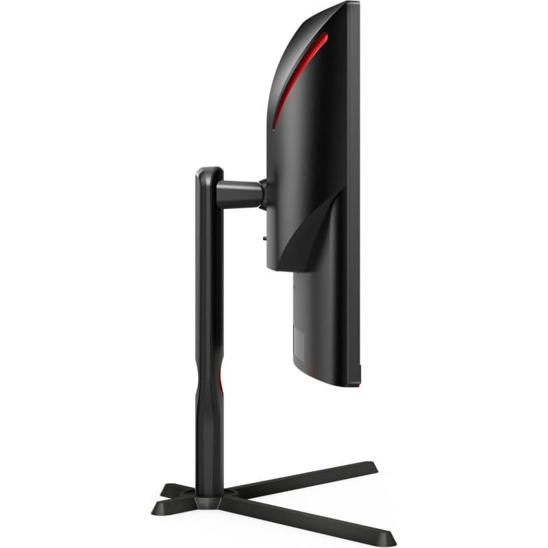 MONITOR AOC - gaming 27 inch, Gaming, IPS, WQHD (2560 x 1440), curbat, 300 cd/mp, 1 ms, DisplayPort | HDMI x 2, "CQ27G3SU/BK" — miniatură