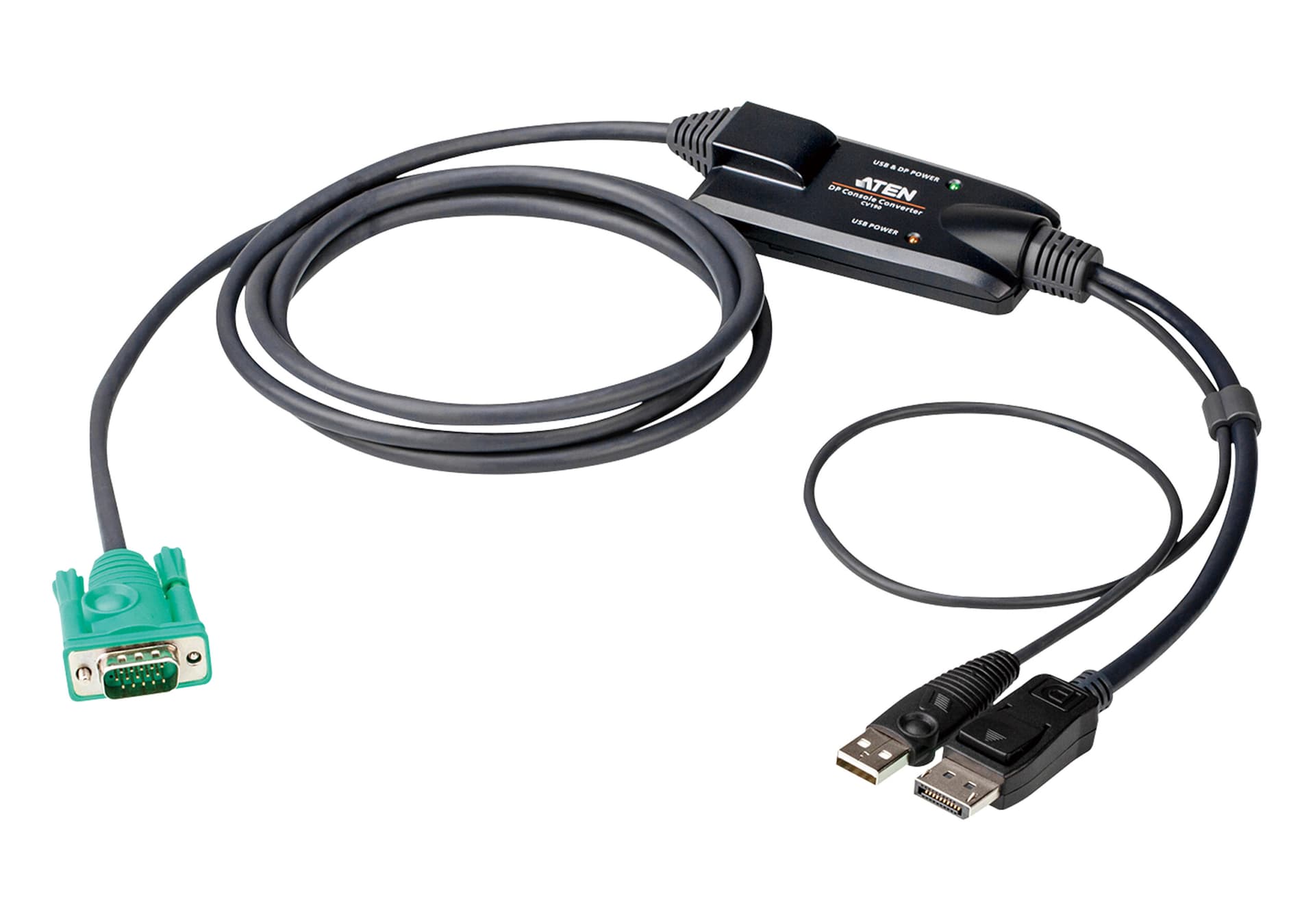 CONVERTOR CONSOLA ATEN, convertor display port console KVM "CV190-AT"