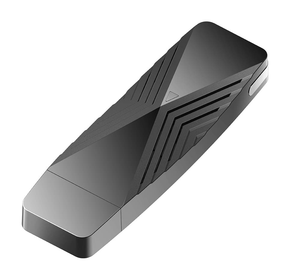 ADAPTOR RETEA D-LINK, extern wireless dual band, WI-FI 6, USB 3.0, AX1800 Mbps, antena interna x 2, "DWA-X1850" — miniatură