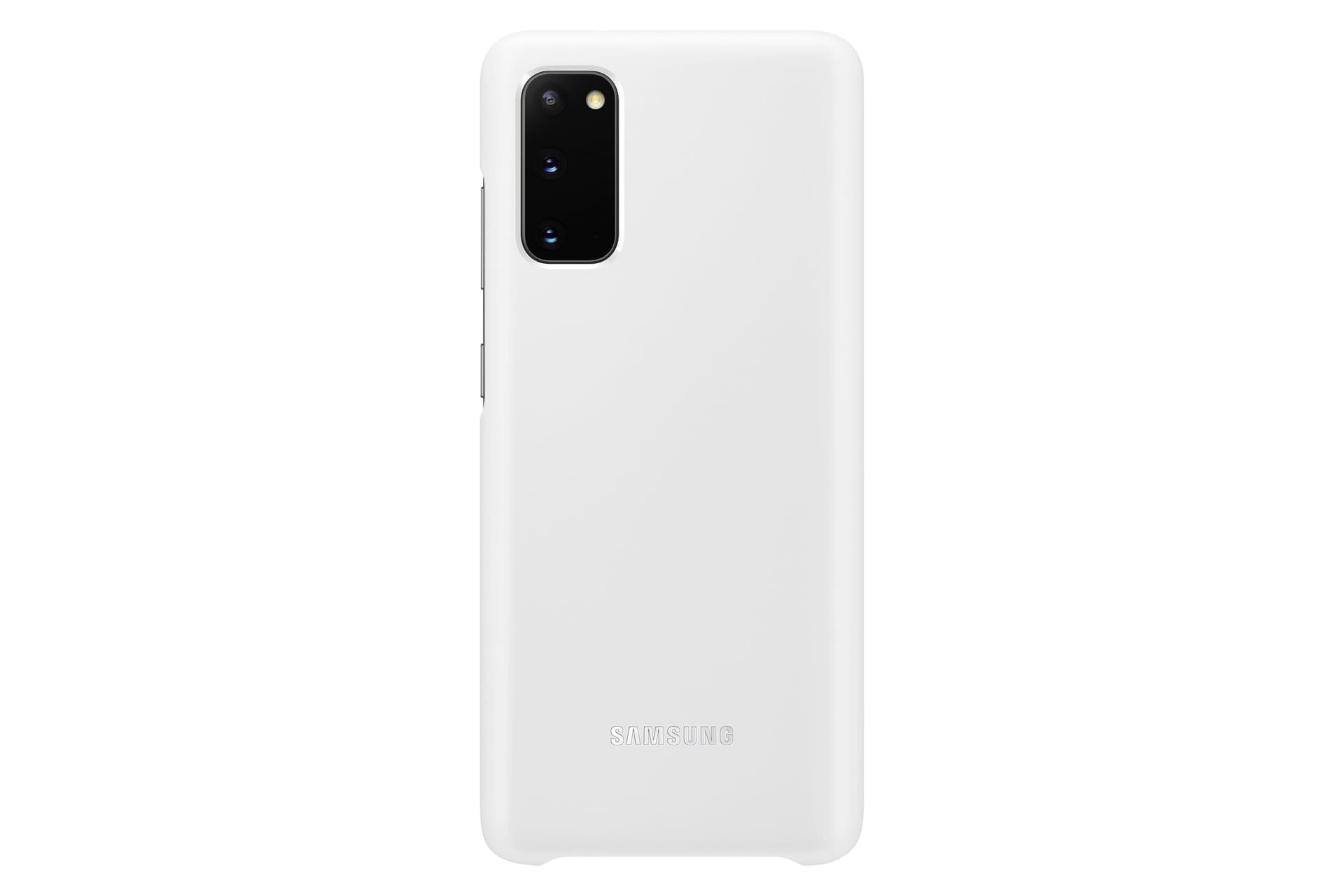 HUSA Smartphone Samsung, pt Galaxy S20, tip smart book cover, policarbonat, Smart LED View, alb, "EF-KG980CWEGEU" — miniatură