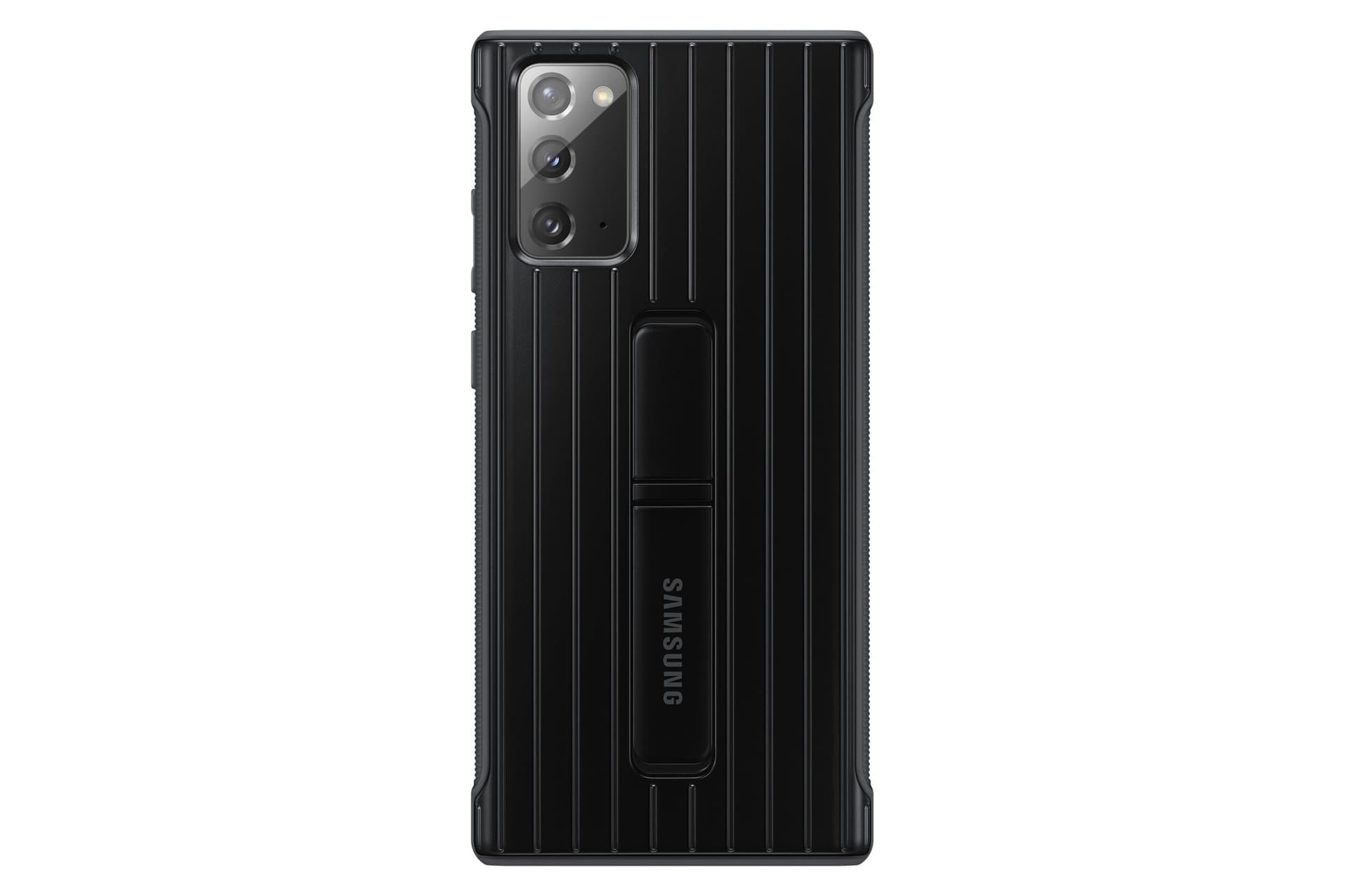 HUSA Smartphone Samsung, pt Galaxy Note 20, tip back cover (protectie spate), policarbonat | poliuretan, Protective Standing Cover, negru, "EF-RN980CBEGEU"