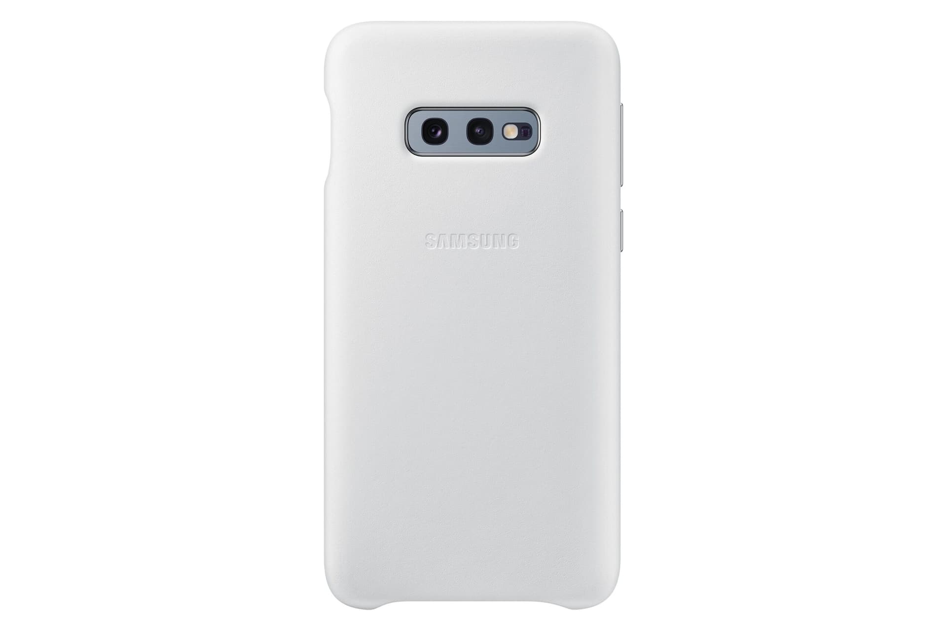 HUSA Smartphone Samsung, pt Galaxy S10E, tip back cover (protectie spate), piele, ultrasubtire, alb, "EF-VG970LWEGWW"