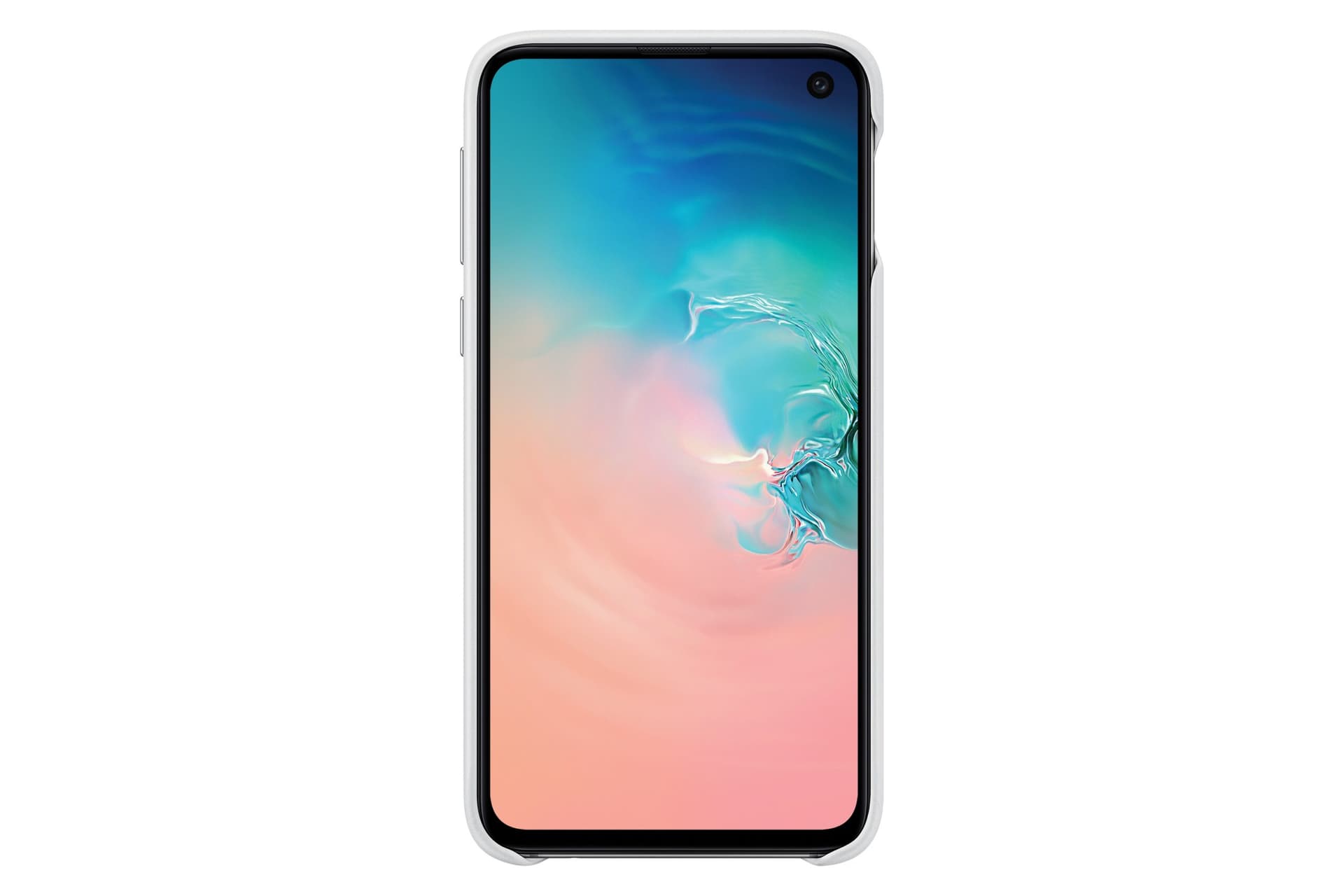 HUSA Smartphone Samsung, pt Galaxy S10E, tip back cover (protectie spate), piele, ultrasubtire, alb, "EF-VG970LWEGWW" — miniatură