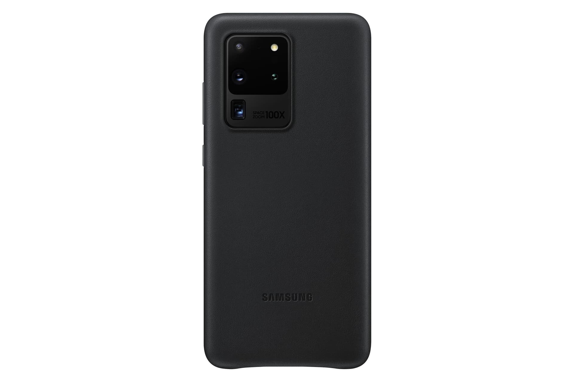 HUSA Smartphone Samsung, pt Galaxy S20 Ultra, tip back cover (protectie spate), piele, ultrasubtire, negru, "EF-VG988LBEGEU"