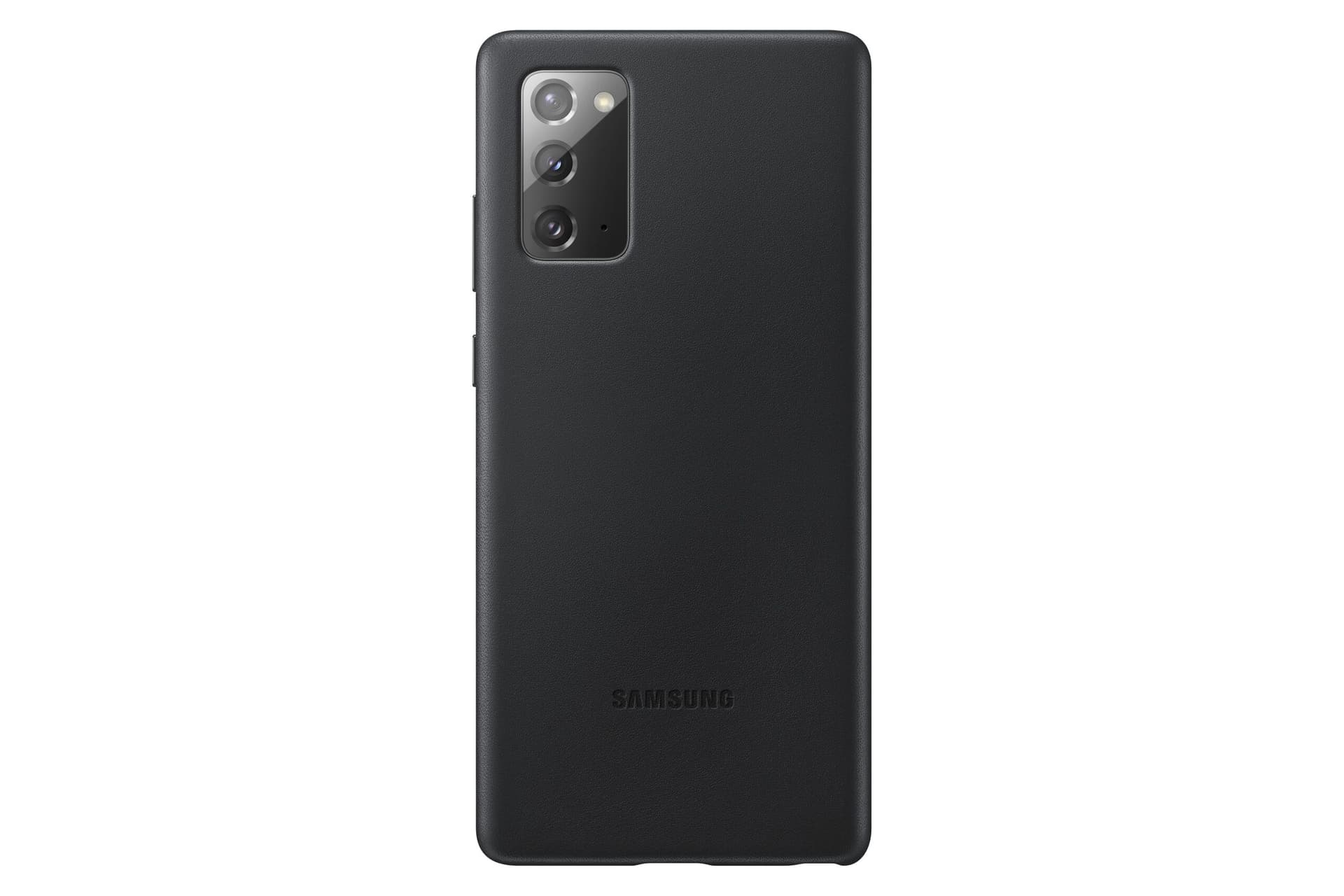 HUSA Smartphone Samsung, pt Galaxy Note 20, tip back cover (protectie spate), piele, ultrasubtire, negru, "EF-VN980LBEGEU"