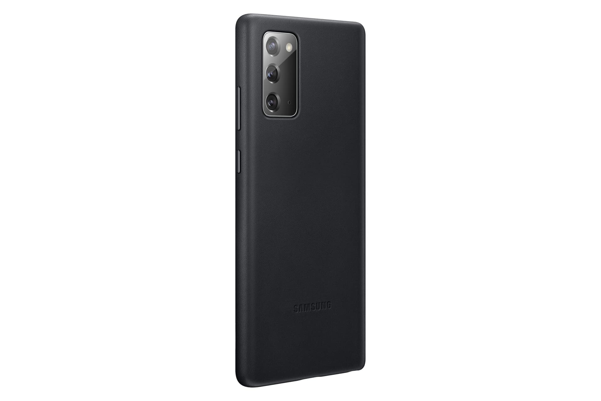 HUSA Smartphone Samsung, pt Galaxy Note 20, tip back cover (protectie spate), piele, ultrasubtire, negru, "EF-VN980LBEGEU" — miniatură
