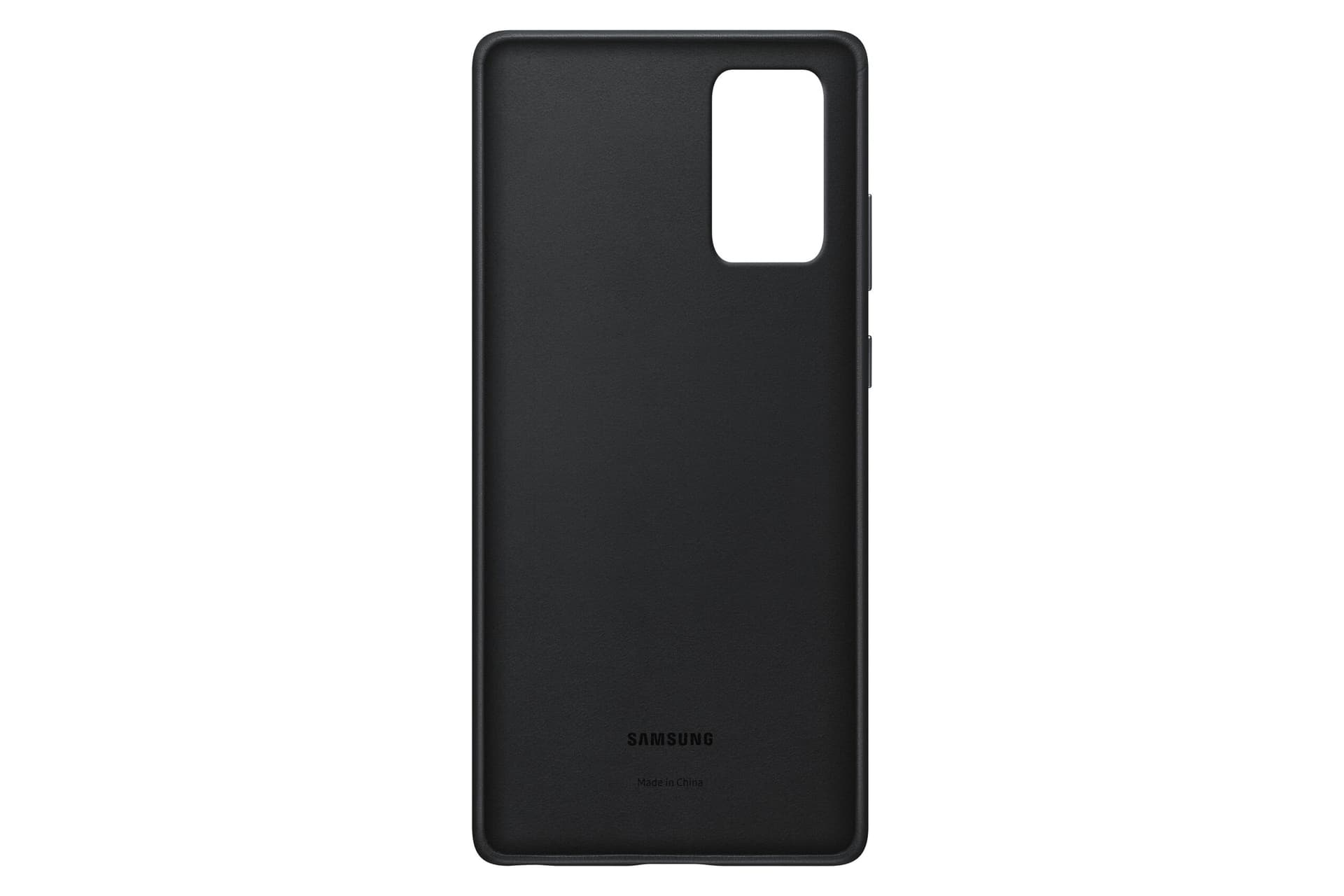 HUSA Smartphone Samsung, pt Galaxy Note 20, tip back cover (protectie spate), piele, ultrasubtire, negru, "EF-VN980LBEGEU" — miniatură