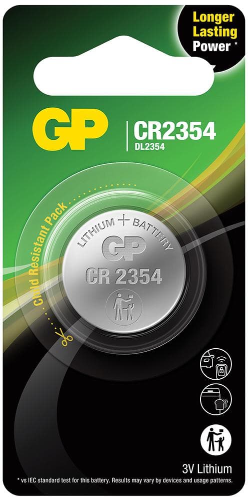 Baterie GP Batteries, butoni (CR2354) 3V lithium, blister 1 buc. "GPCR2354E-2CPU1" "GPPBL2354001"