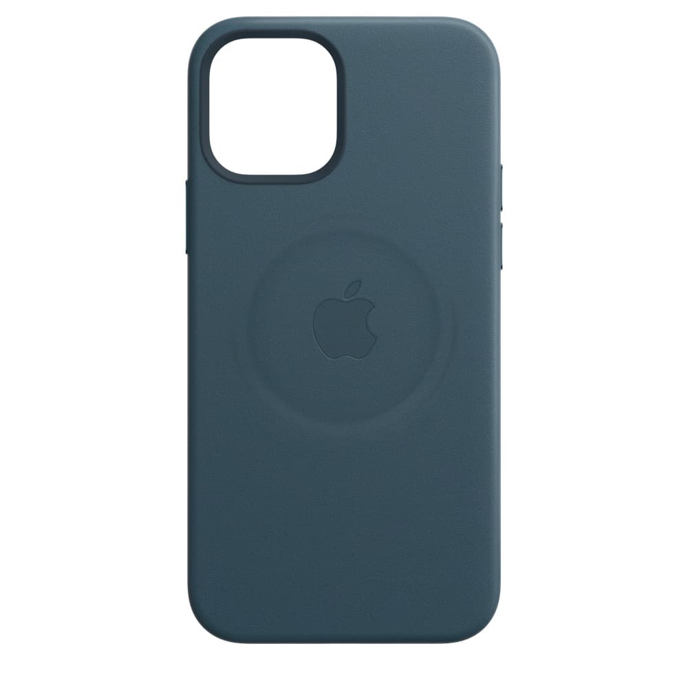 HUSA Smartphone Apple, pt iPhone 12 | iPhone 12 Pro Max, tip back cover (protectie spate) cu MagSafe, piele, MagSafe, albastru, "mhkk3zm/a" — miniatură