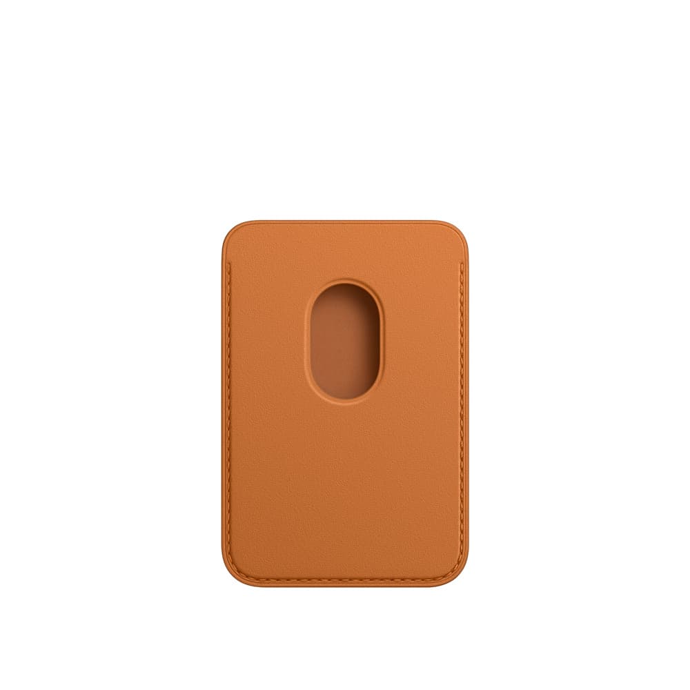 HUSA Smartphone Apple, pt iPhone, tip portofel, piele, MagSafe, maro, "mk0e3zm/a" — miniatură