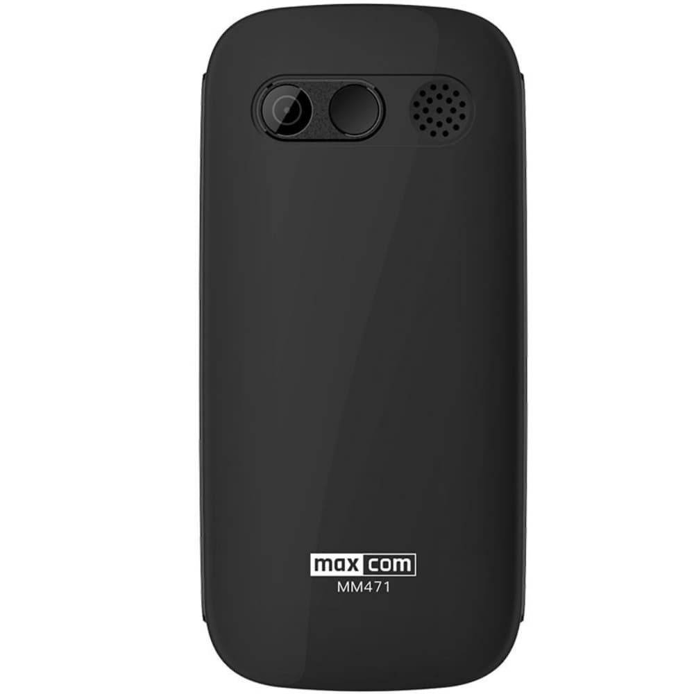 Telefon cu butoane, Maxcom, "MM471" ecran 2.2 inch, dual sim, rez. camera 2 Mpix, 2G, OEM, acumulator 1400 mAh, gri, "MM471 Gray" — miniatură