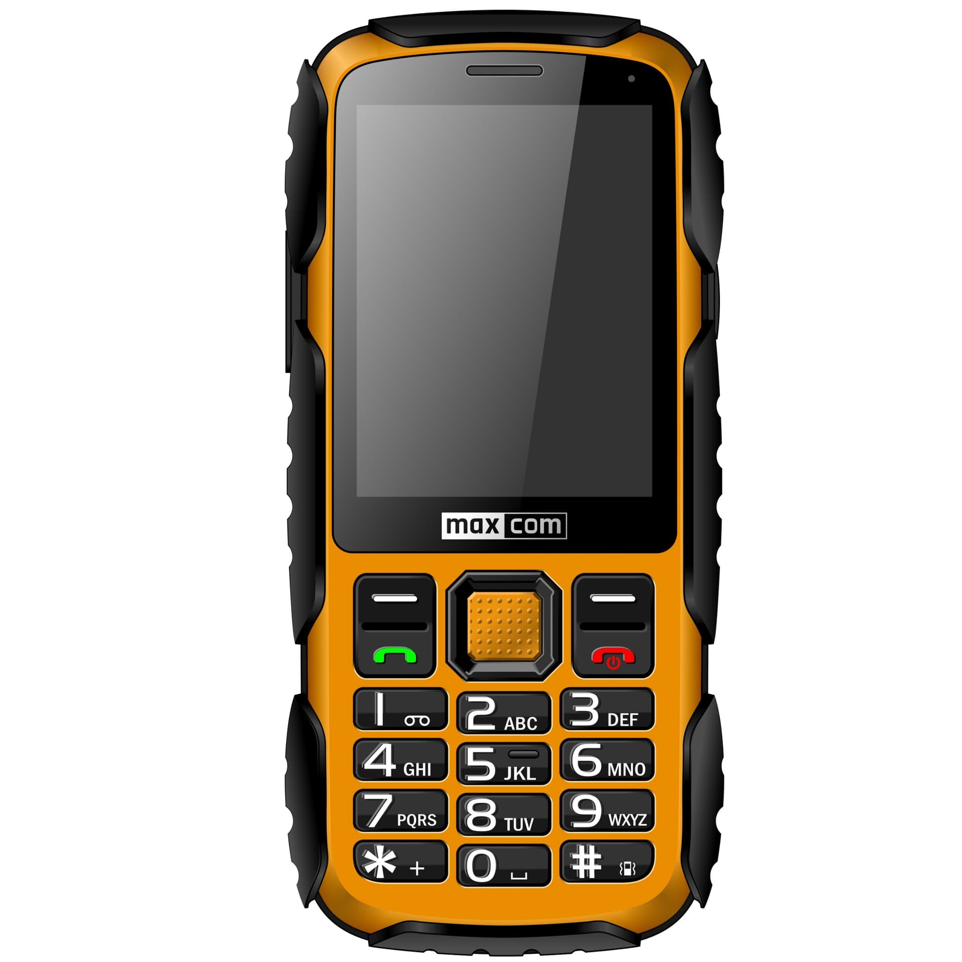 Telefon cu butoane, Maxcom, "MM920" ecran 2.8 inch, rez. camera 2 Mpix, 2G, OEM, acumulator 1400 mAh, galben, "MM920 Yellow"