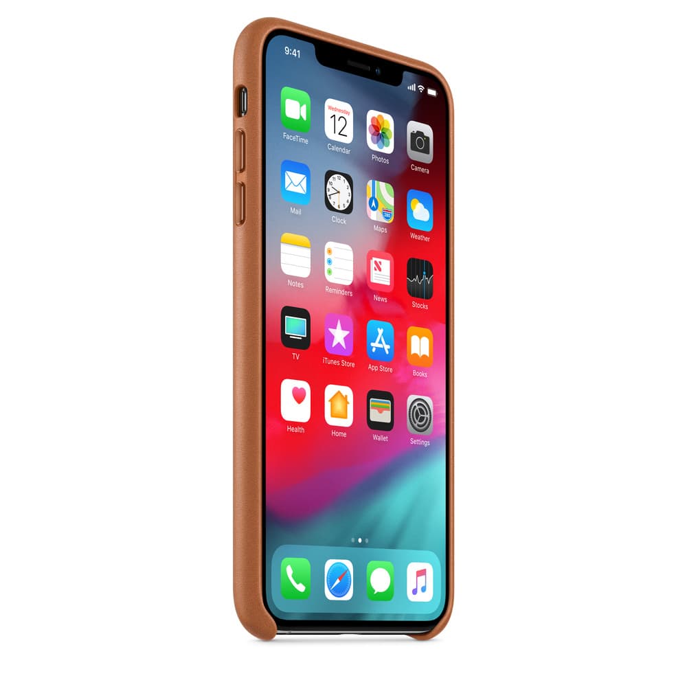 HUSA Smartphone Apple, pt iPhone XS Max, tip back cover (protectie spate), piele, ultrasubtire, maro, "mrwv2zm/a" — miniatură