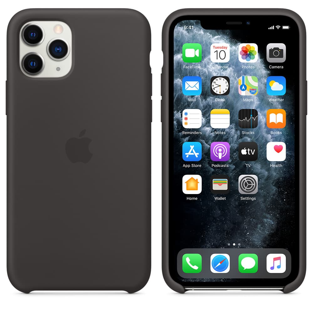 HUSA Smartphone Apple, pt iPhone 11 Pro, tip back cover (protectie spate), silicon, ultrasubtire, negru, "mwyn2zm/a" — miniatură