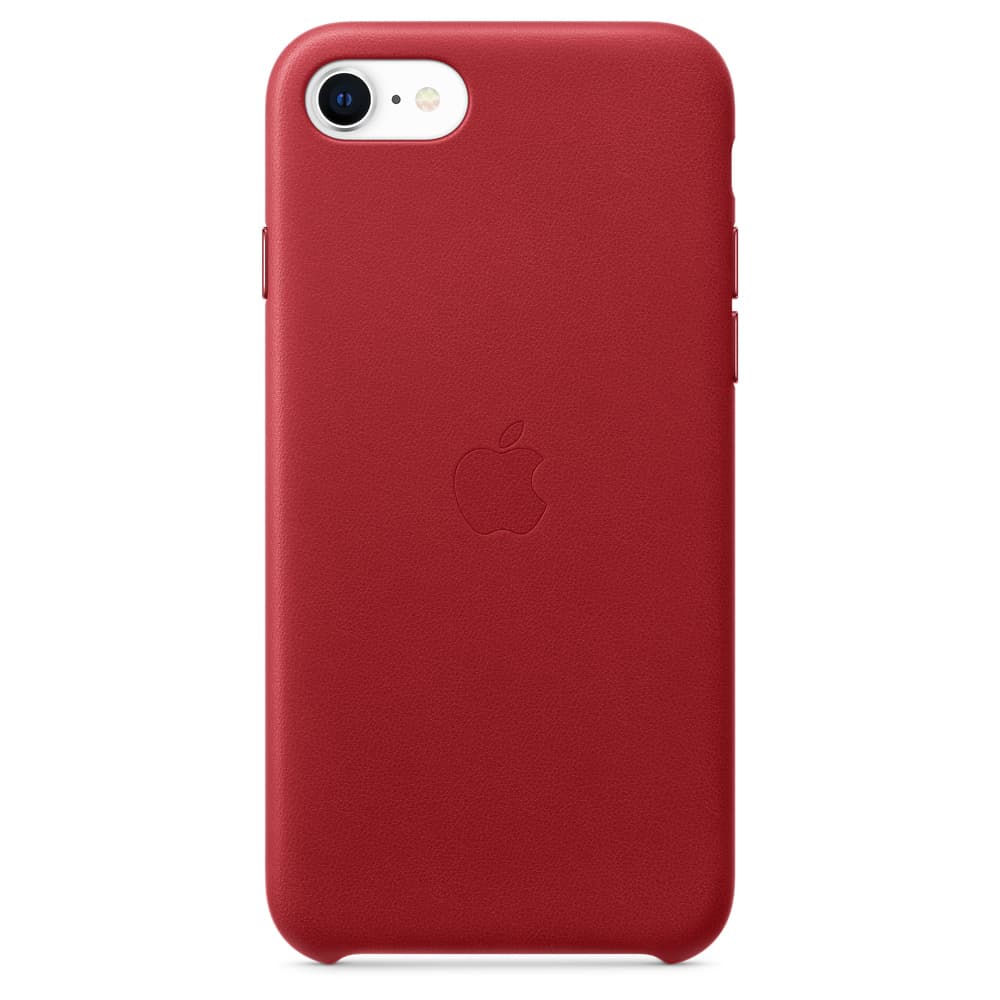 HUSA Smartphone Apple, pt iPhone SE2, tip back cover (protectie spate), piele, ultrasubtire, rosu, "mxyl2zm/a"
