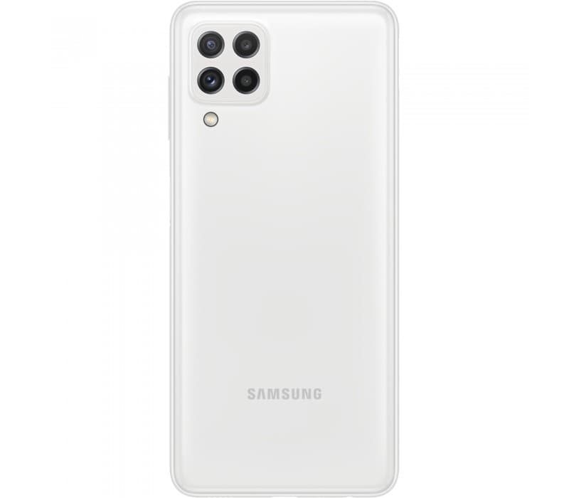 SMARTphone Samsung, "Galaxy A22" ecran 6.4 inch, dual sim, rez. camera 48 Mpix, memorie interna 64 GB, 4G, Android, acumulator 5000 mAh, alb, "SM-A225FZWDEUE" — miniatură