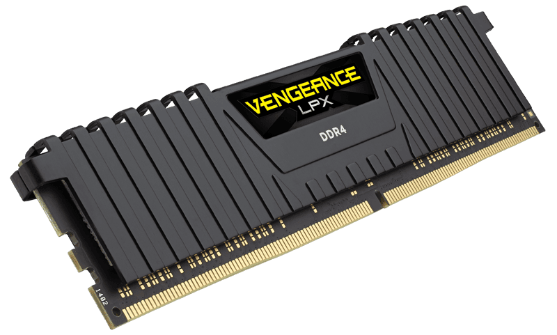 Memorie DDR Corsair DDR4 64 GB, frecventa 2400 MHz, 16 GB x 4 module, radiator, "CMK64GX4M4A2400C14" — miniatură