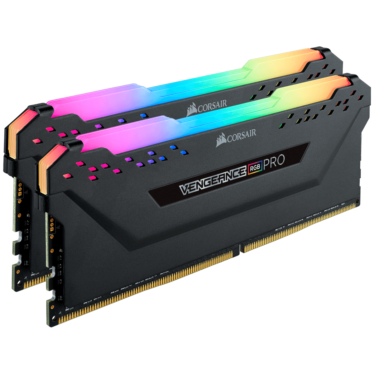 Memorie DDR Corsair DDR4 32 GB, frecventa 2933 MHz, 16 GB x 2 module, radiator, iluminare RGB, "CMW32GX4M2Z2933C16" — miniatură