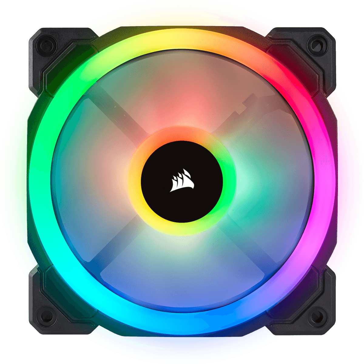 VENTILATOR Corsair, pt carcasa PC, 120 mm, 1500 rpm, LED RGB, 1 ventilator, "CO-9050071-WW" — miniatură