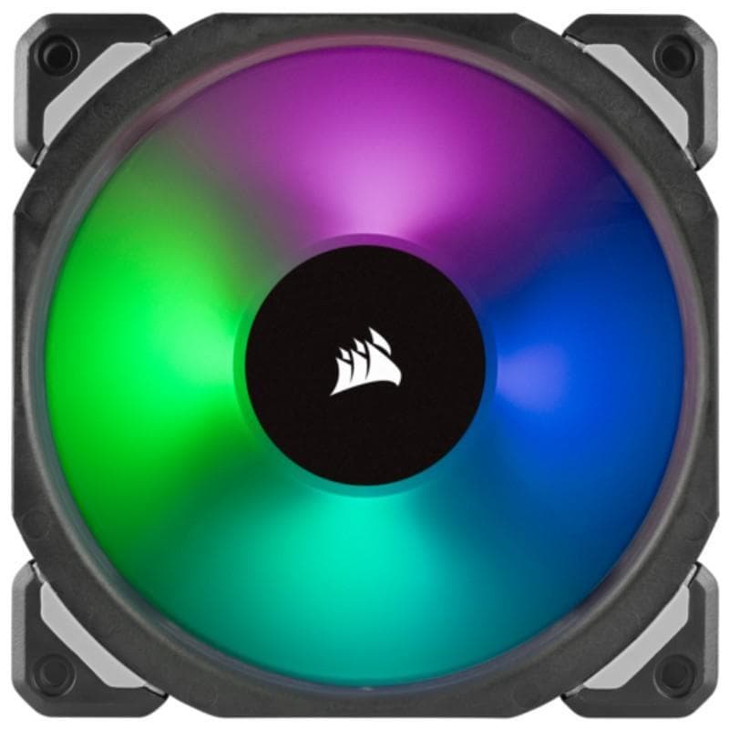 VENTILATOR Corsair, pt carcasa PC, 120 mm, 1600 rpm, LED RGB, 3 ventilatoare, "CO-9050076-WW" — miniatură