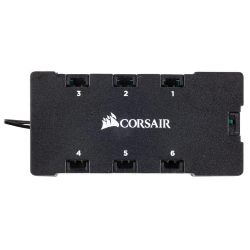 VENTILATOR Corsair, pt carcasa PC, 120 mm, 1600 rpm, LED RGB, 3 ventilatoare, "CO-9050076-WW" — miniatură