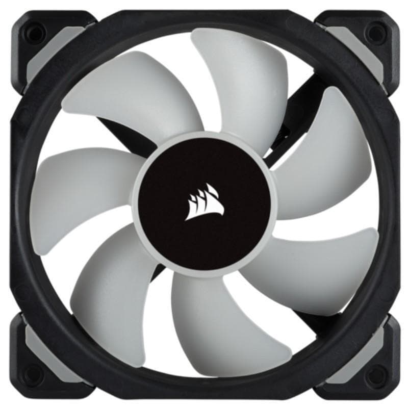 VENTILATOR Corsair, pt carcasa PC, 120 mm, 1600 rpm, LED RGB, 3 ventilatoare, "CO-9050076-WW" — miniatură