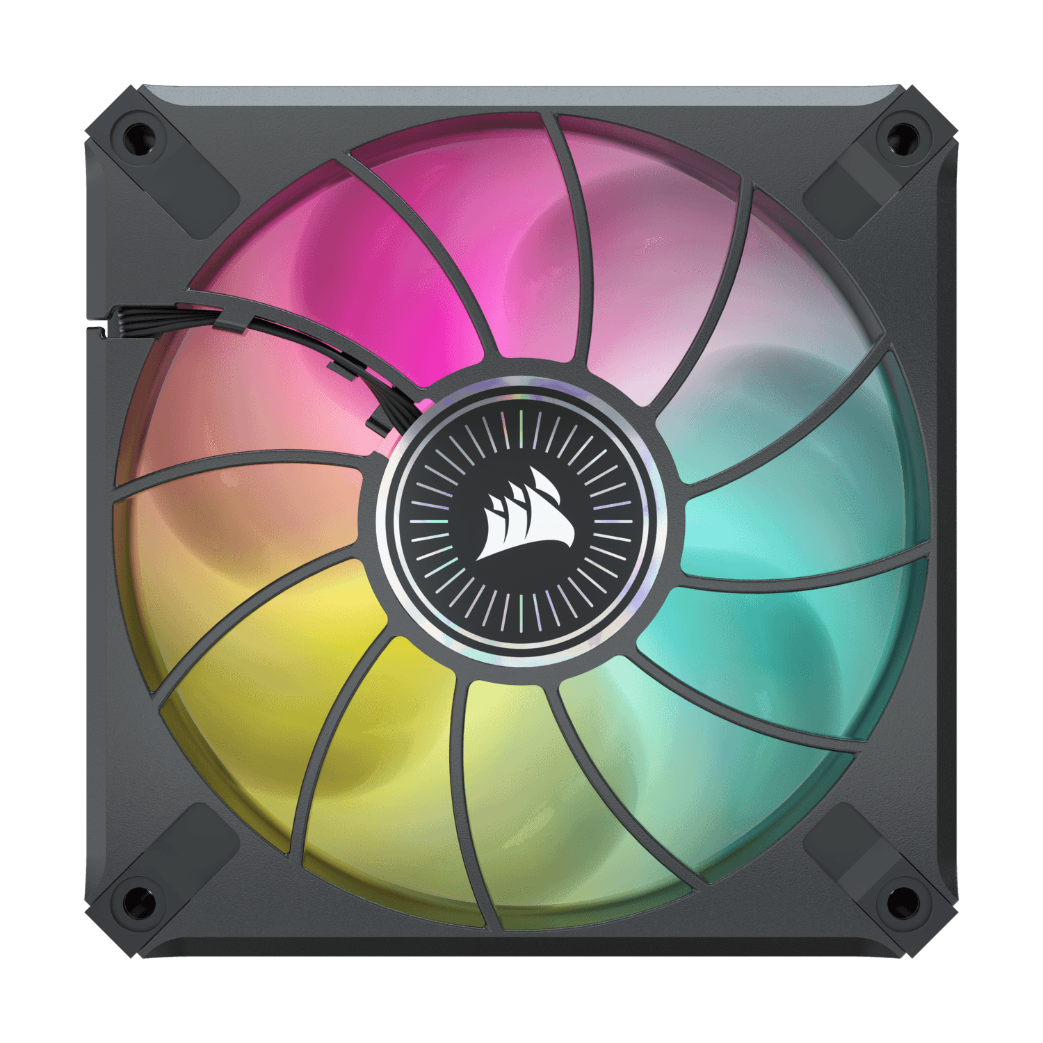 VENTILATOR Corsair, pt carcasa PC, 120 mm, 2000 rpm, LED RGB, 1 ventilator, "CO-9050113-WW" — miniatură