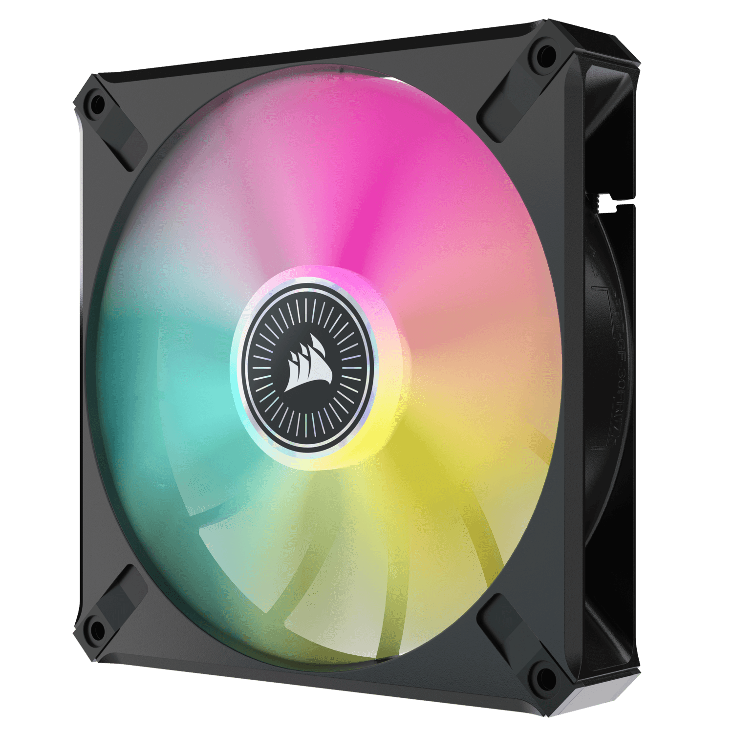 VENTILATOR Corsair, pt carcasa PC, 140 mm, 1600 rpm, LED RGB, 1 ventilator, "CO-9050114-WW" — miniatură