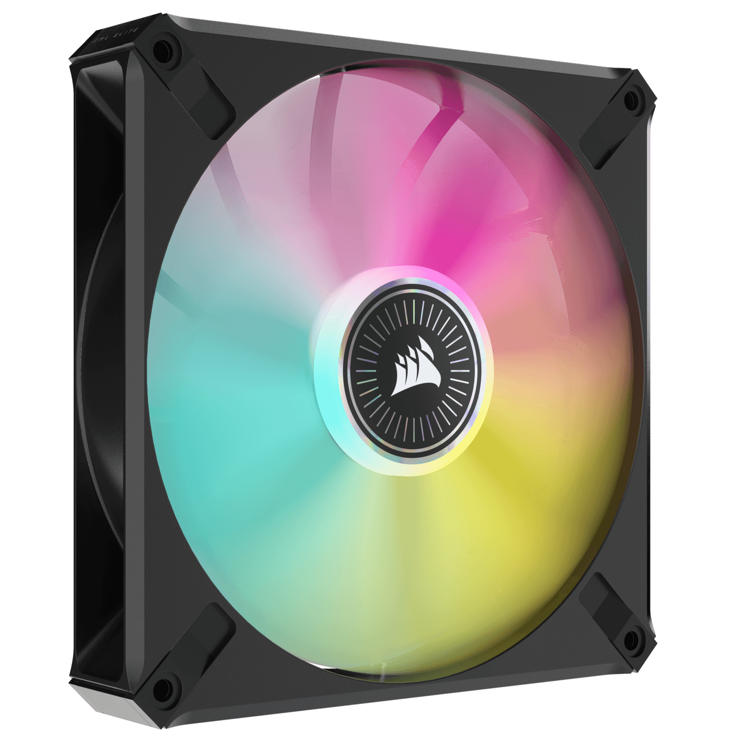 VENTILATOR Corsair, pt carcasa PC, 140 mm, 1600 rpm, LED RGB, 1 ventilator, "CO-9050114-WW" — miniatură