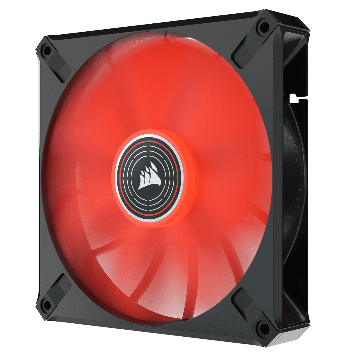 VENTILATOR Corsair, pt carcasa PC, 140 mm, 1600 rpm, LED rosu, 1 ventilator, "CO-9050123-WW" — miniatură