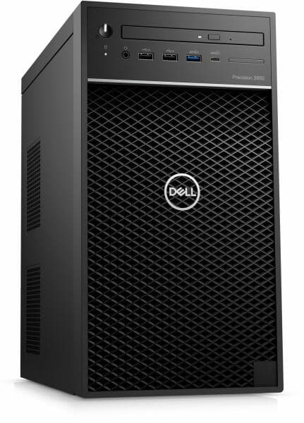 DESKTOP DELL, "Precision 3650" Tower, CPU i7-11700K, NVIDIA Quadro P2000, memorie 16 GB, SSD 1 TB, HDD 2 TB, unitate optica, tastatura si mouse, Windows 11 Pro "DP3650I71612W11P"
