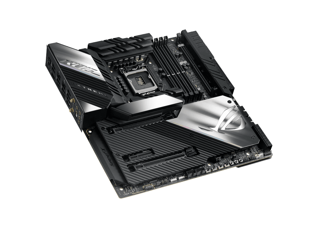 PLACA de BAZA Asus "MAXIMUS XIII EXTREM", skt LGA 1200, EATX, Intel Z590, 4 x DDR4, max. 128 GB, 6 x SATA, 5 x M.2, 7.1, "MAXIMUS XIII EXTRE" — miniatură