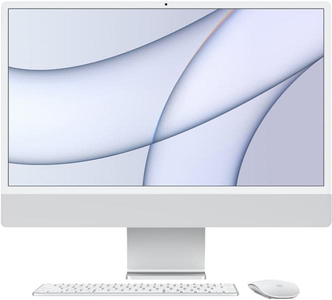 DESKTOP APPLE, "iMAC 24" All-in-one, 24 inch, CPU Apple M1, memorie 8 GB, SSD 512 GB, tastatura si mouse, MacOS, "MGPD3ZE/A"