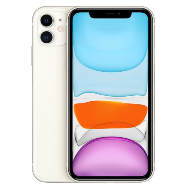 SMARTphone Apple, "iPhone 11" ecran 6.1 inch, dual sim, rez. camera 12 Mpix, memorie interna 64 GB, 4G, iOS, alb, "mhdc3rm/a"