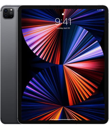 Apple 12.9-inch iPad Pro (5th) Wi_Fi + Cellular 128GB - Space Grey, "mhr43hc/a"