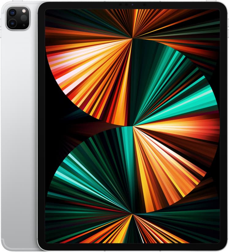 Apple 12.9-inch iPad Pro (5th) Wi_Fi + Cellular 512GB - Silver, "mhr93hc/a"