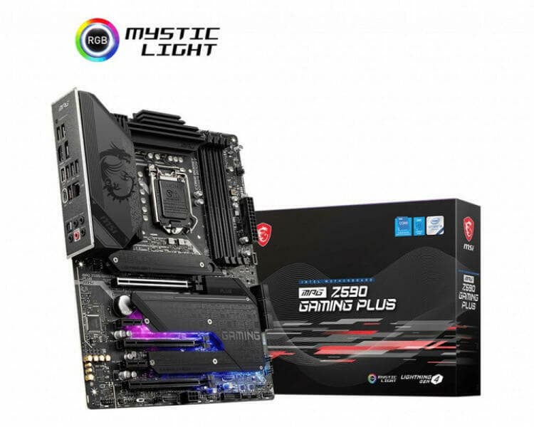 PLACA de BAZA MSI "MPG_Z590_GAMING_PLUS", skt LGA 1200, ATX, Intel Z590, 4 x DDR4, max. 128 GB, 6 x SATA, 3 x M.2, 7.1, "MPG_Z590_GAMING_PLUS"