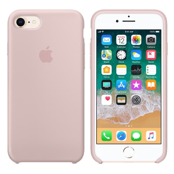 HUSA Smartphone Apple, pt iPhone 8 | iPhone 7, tip back cover (protectie spate), silicon, ultrasubtire, roz, "mqgq2zm/a" — miniatură