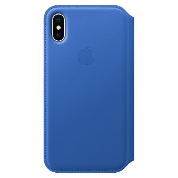 HUSA Smartphone Apple, pt iPhone X, tip back cover (protectie spate), piele, ultrasubtire, albastru, "mrge2zm/a"