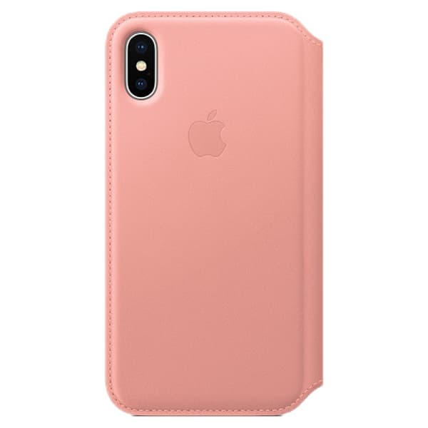 HUSA Smartphone Apple, pt iPhone X, tip back cover (protectie spate), piele, ultrasubtire, roz, "mrgf2zm/a"