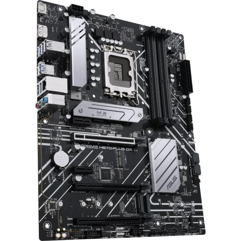 PLACA de BAZA Asus "PRIME H670-PLUS D4", skt LGA 1700, ATX, Intel H670, 4 x DDR4, max. 128 GB, 4 x SATA, 3 x M.2, 7.1, "PRIME H670-PLUS D4"