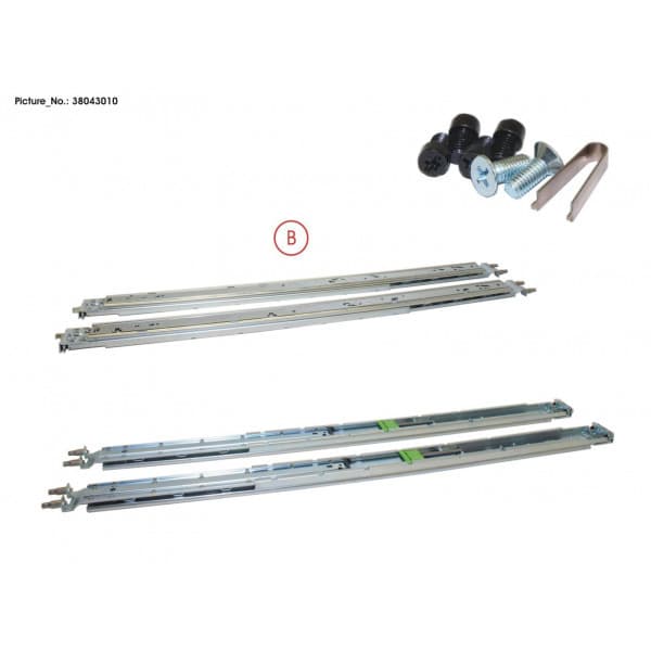 Rack Mount Kit F1 Slim Line FUJ OpenBox "S26361-F2735-L401"