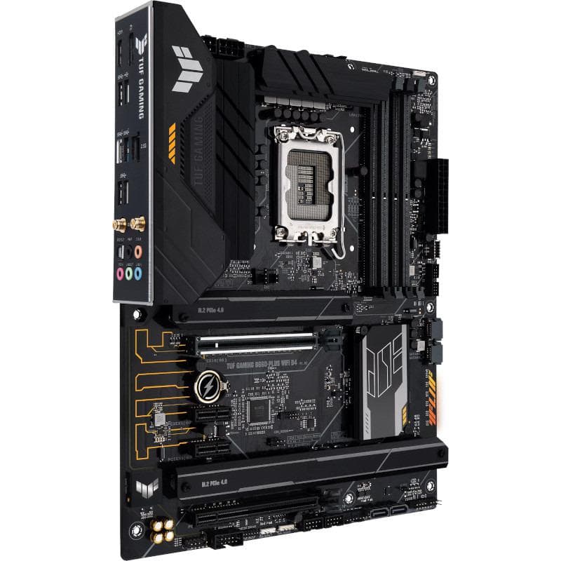PLACA de BAZA Asus "TUF B660+ WIFI D4", skt LGA 1700, ATX, Intel B660, 4 x DDR4, max. 128 GB, 4 x SATA, 3 x M.2, 7.1, "TUF B660+ WIFI D4" — miniatură