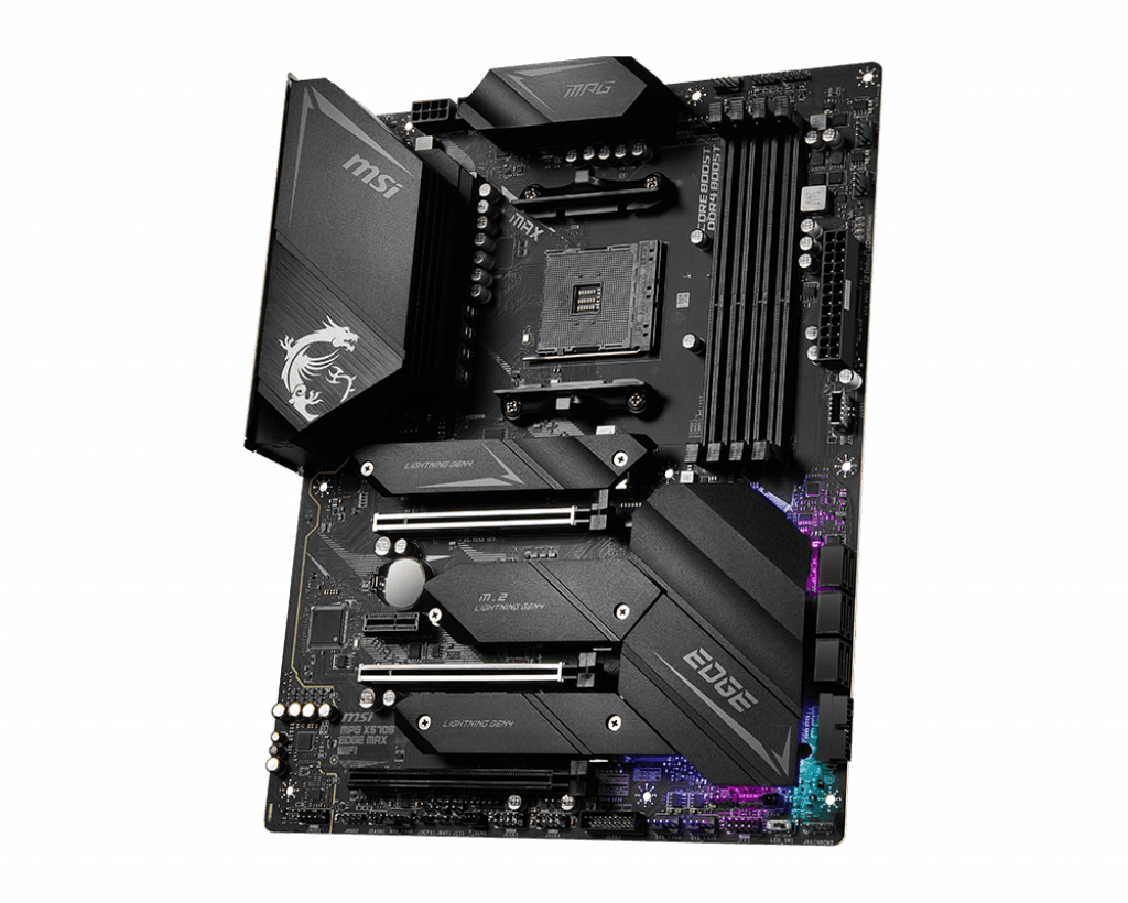 PLACA de BAZA MSI "X570S EDGE MAX WIF", skt AM4, ATX, AMD X570, 4 x DDR4, max. 128 GB, 6 x SATA, 3 x M.2, 7.1, "X570S EDGE MAX WIF"