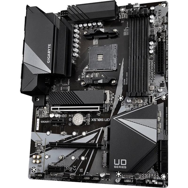 PLACA de BAZA Gigabyte "X570S UD", skt AM4, ATX, AMD X570, 4 x DDR4, max. 128 GB, 6 x SATA, 3 x M.2, 7.1, "X570S UD"